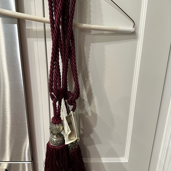New Vintage 2 Pcs Rope Curtain Tassel TieBacks Curtain Fringe, bought $34.99each - Picture 8 of 16